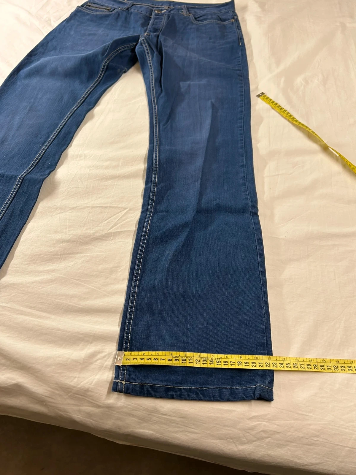Rechte jeans in marineblauw Jules vintage werkkleding – photo 7
